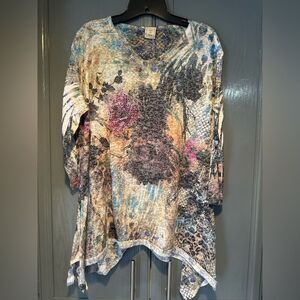 Jess & Jane Multicolor Patterned Top